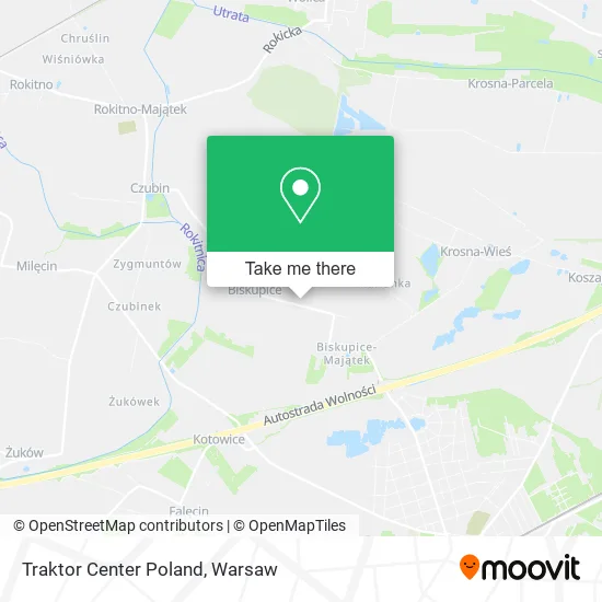 Карта Traktor Center Poland