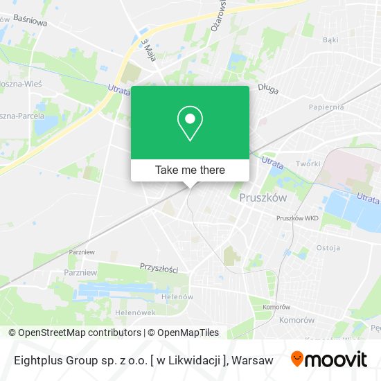 Eightplus Group sp. z o.o. [ w Likwidacji ] map
