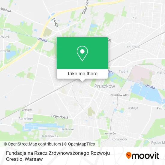 Fundacja na Rzecz Zrównoważonego Rozwoju Creatio map