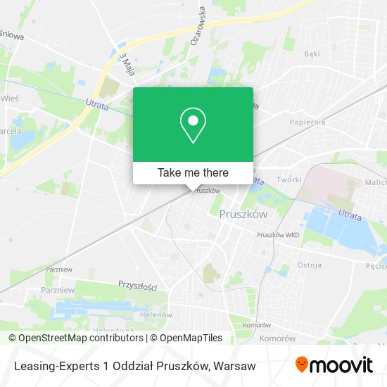 Leasing-Experts 1 Oddział Pruszków map