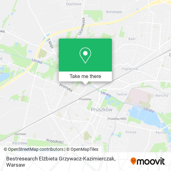 Bestresearch Elżbieta Grzywacz-Kazimierczak map