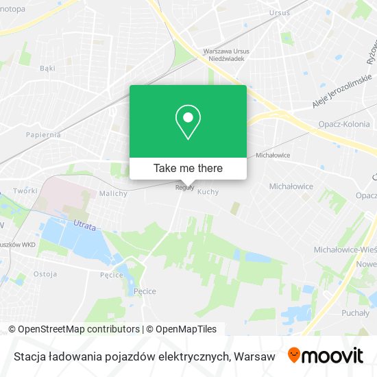 Stacja ładowania pojazdów elektrycznych map