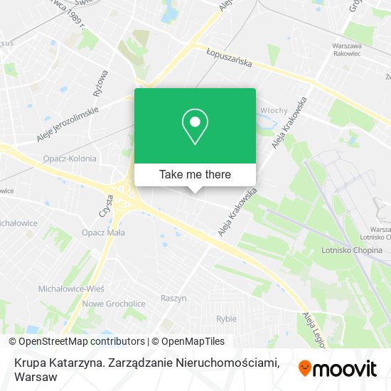 Krupa Katarzyna. Zarządzanie Nieruchomościami map