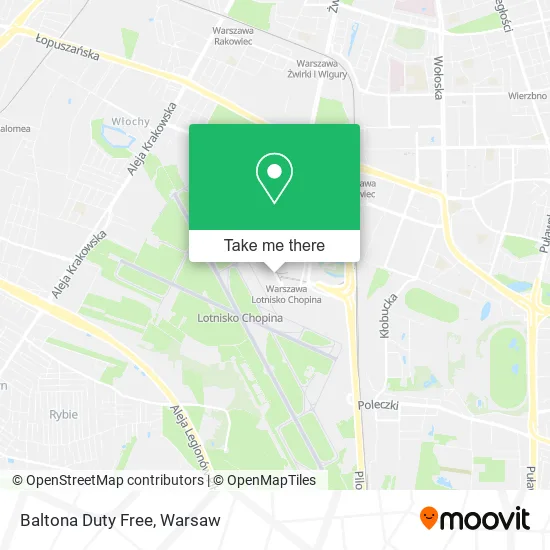 Baltona Duty Free map