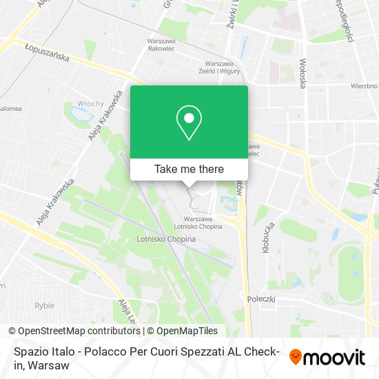 Spazio Italo - Polacco Per Cuori Spezzati AL Check-in map