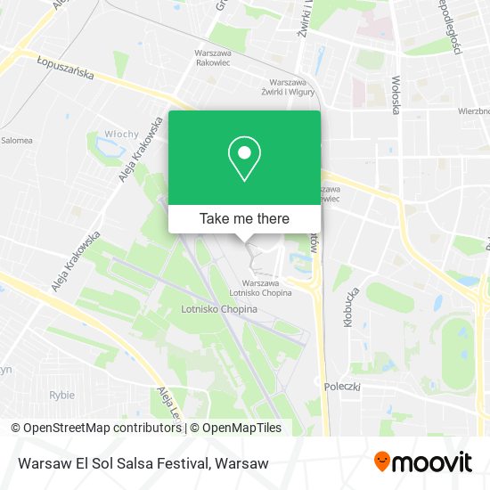 Warsaw El Sol Salsa Festival map