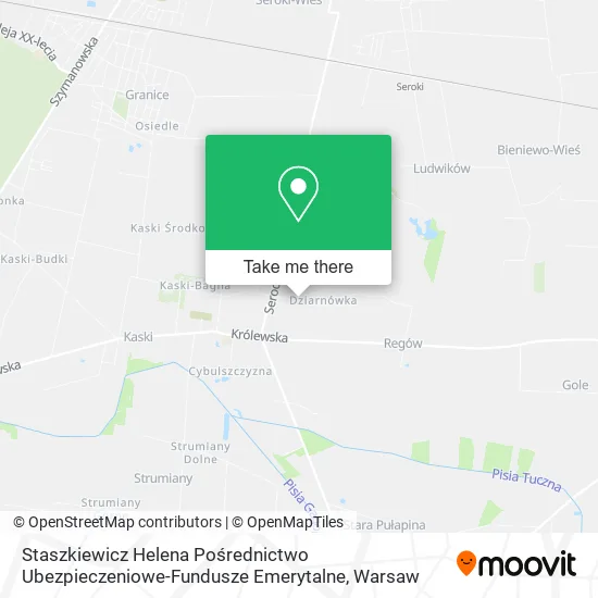 Staszkiewicz Helena Pośrednictwo Ubezpieczeniowe-Fundusze Emerytalne map