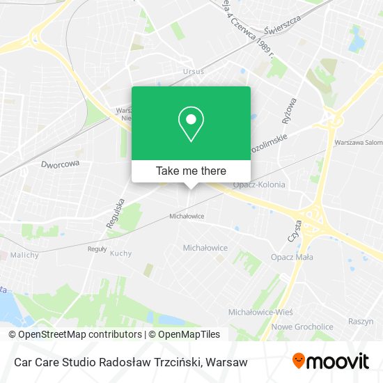 Карта Car Care Studio Radosław Trzciński