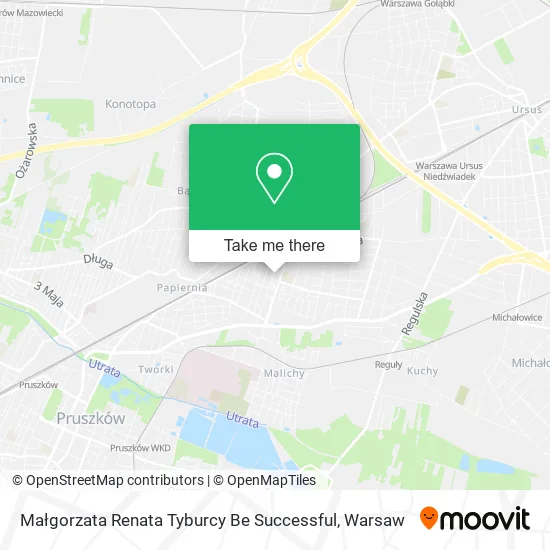 Карта Małgorzata Renata Tyburcy Be Successful