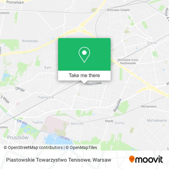 Piastowskie Towarzystwo Tenisowe map