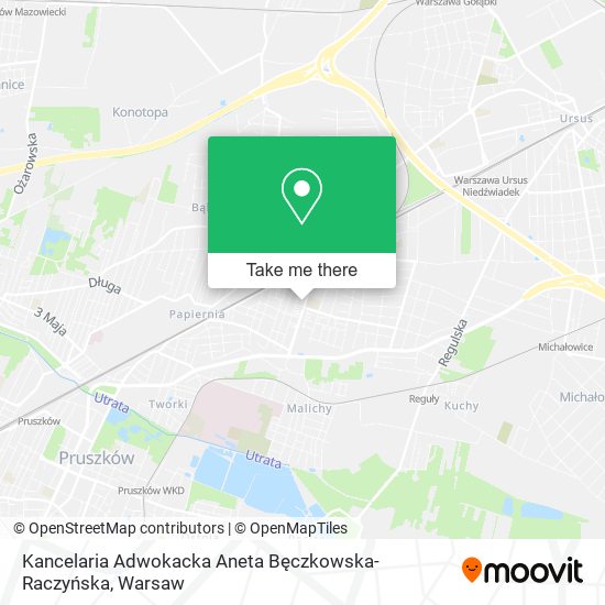 Kancelaria Adwokacka Aneta Bęczkowska-Raczyńska map