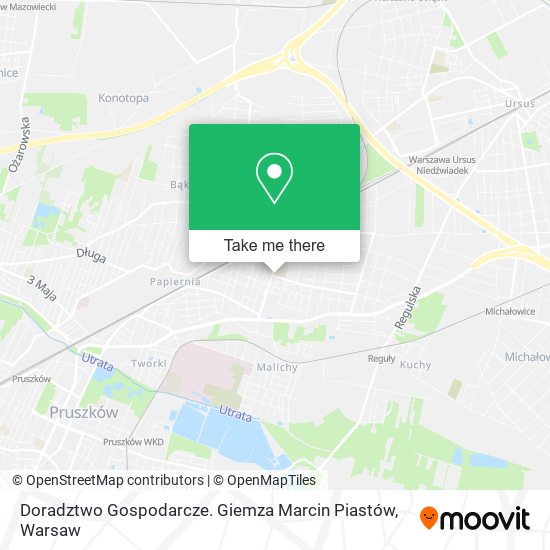 Doradztwo Gospodarcze. Giemza Marcin Piastów map