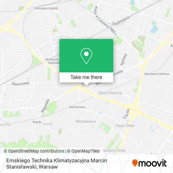 Emskiego Technika Klimatyzacyjna Marcin Stanisławski map