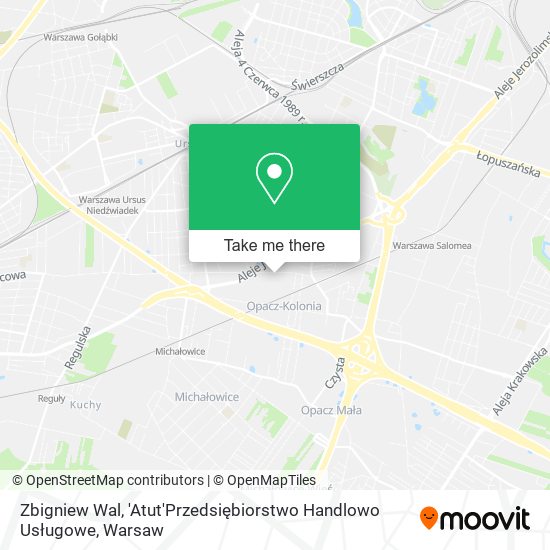 Zbigniew Wal, 'Atut'Przedsiębiorstwo Handlowo Usługowe map