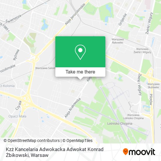 Kzż Kancelaria Adwokacka Adwokat Konrad Żbikowski map