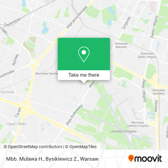 Карта Mbb. Mulawa H., Bysikiewicz Z.