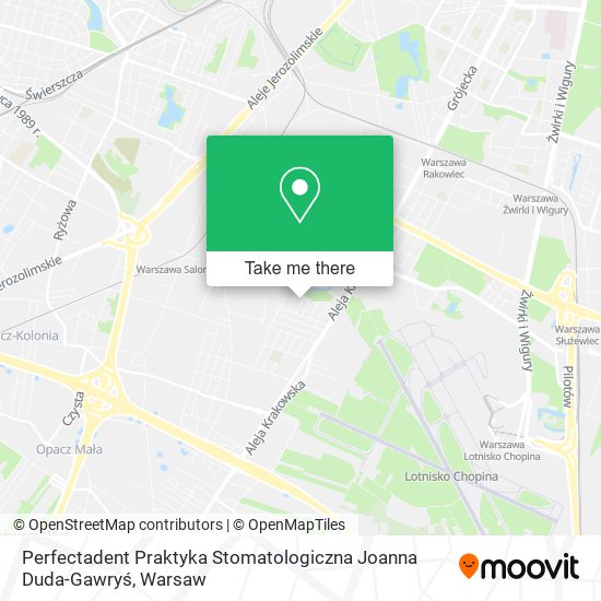 Perfectadent Praktyka Stomatologiczna Joanna Duda-Gawryś map