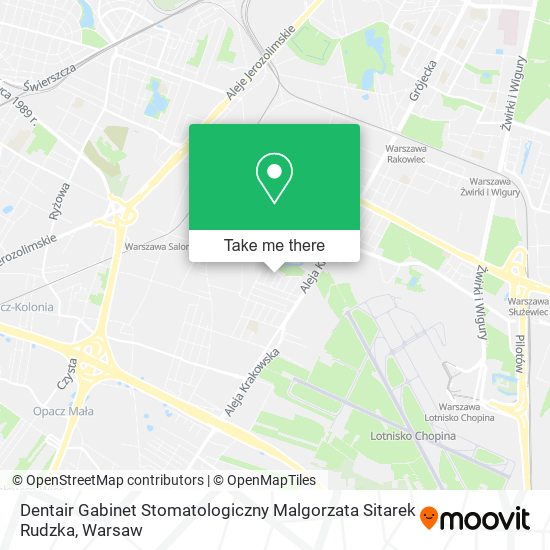 Dentair Gabinet Stomatologiczny Malgorzata Sitarek Rudzka map