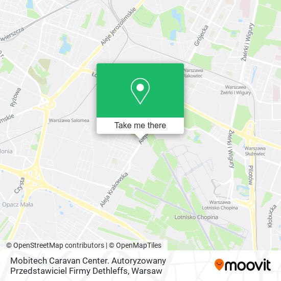 Mobitech Caravan Center. Autoryzowany Przedstawiciel Firmy Dethleffs map