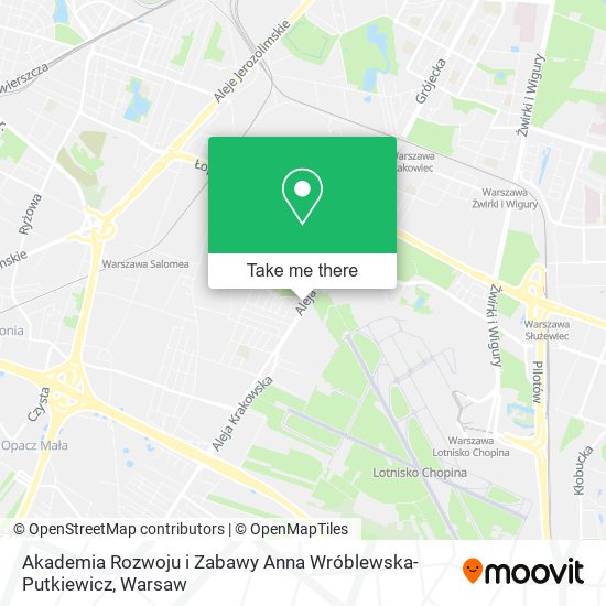 Akademia Rozwoju i Zabawy Anna Wróblewska-Putkiewicz map