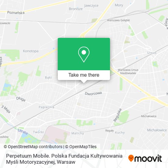 Perpetuum Mobile. Polska Fundacja Kultywowania Myśli Motoryzacyjnej map