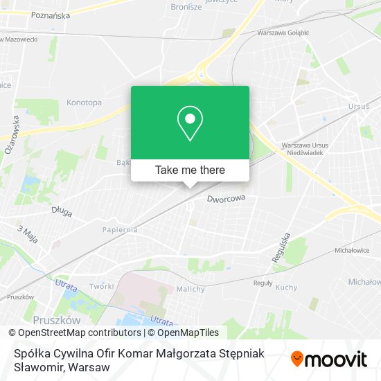 Spółka Cywilna Ofir Komar Małgorzata Stępniak Sławomir map