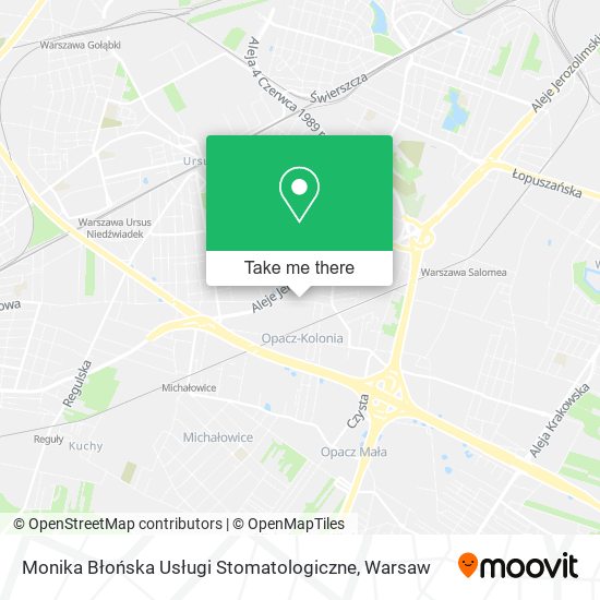 Monika Błońska Usługi Stomatologiczne map