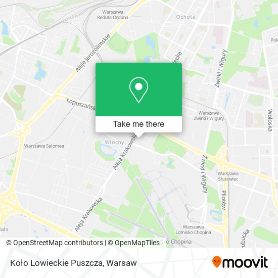 Koło Lowieckie Puszcza map