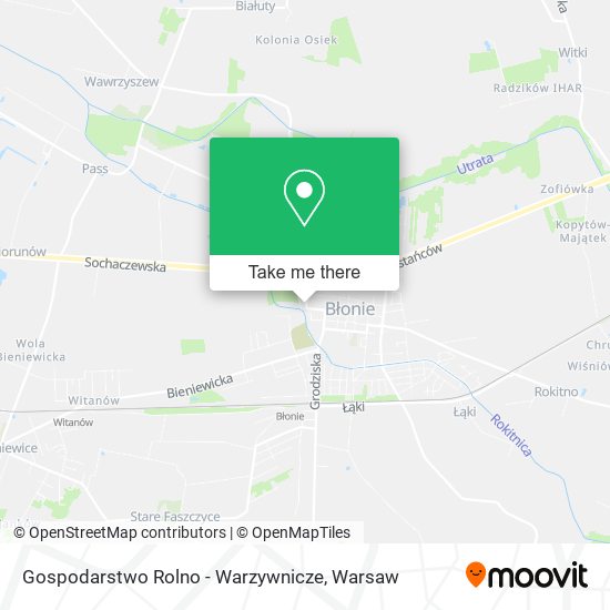 Gospodarstwo Rolno - Warzywnicze map