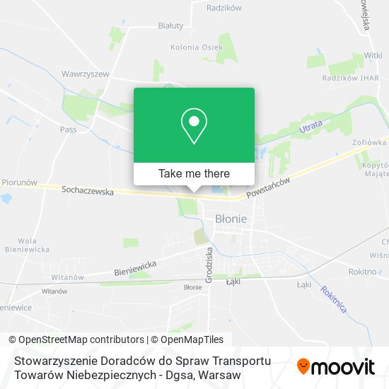 Stowarzyszenie Doradców do Spraw Transportu Towarów Niebezpiecznych - Dgsa map