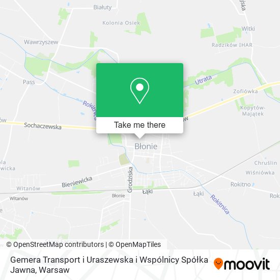 Gemera Transport i Uraszewska i Wspólnicy Spółka Jawna map