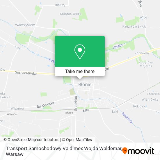 Карта Transport Samochodowy Valdimex Wojda Waldemar