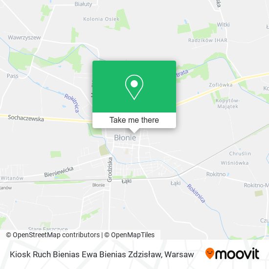 Kiosk Ruch Bienias Ewa Bienias Zdzisław map