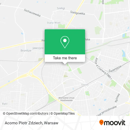Карта Acomo Piotr Zdziech