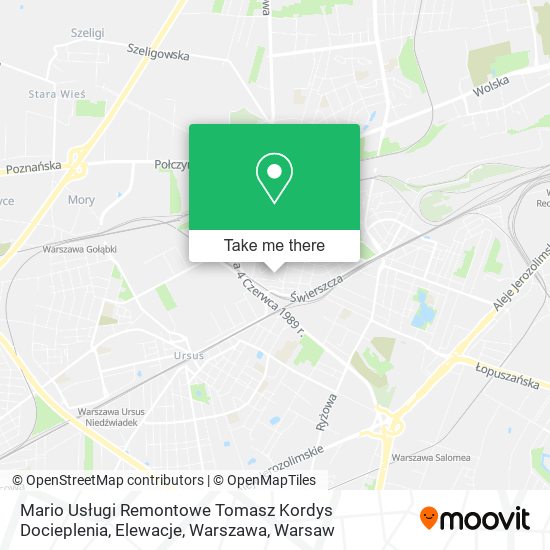 Mario Usługi Remontowe Tomasz Kordys Docieplenia, Elewacje, Warszawa map