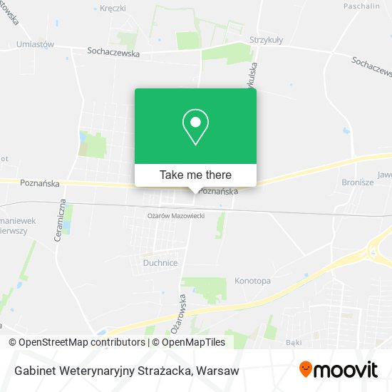 Gabinet Weterynaryjny Strażacka map