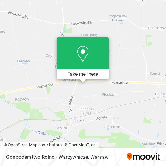 Gospodarstwo Rolno - Warzywnicze map