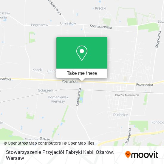 Stowarzyszenie Przyjaciół Fabryki Kabli Ożarów map