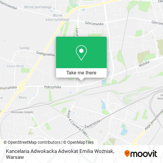 Kancelaria Adwokacka Adwokat Emilia Woźniak map