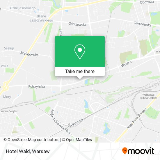 Hotel Wald map