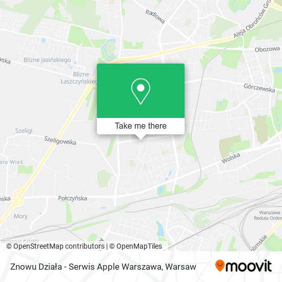 Znowu Działa - Serwis Apple Warszawa map