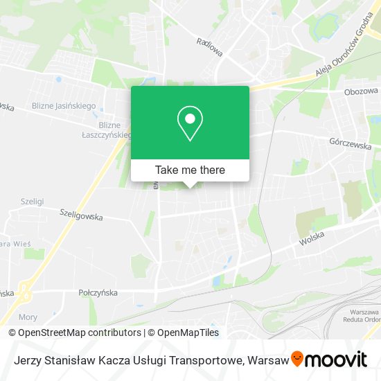 Jerzy Stanisław Kacza Usługi Transportowe map