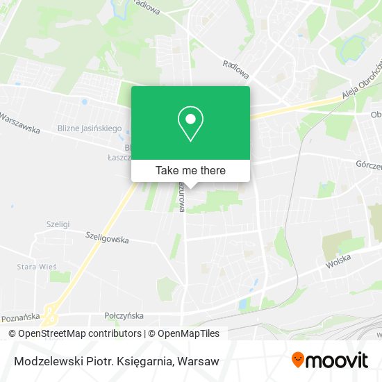 Modzelewski Piotr. Księgarnia map