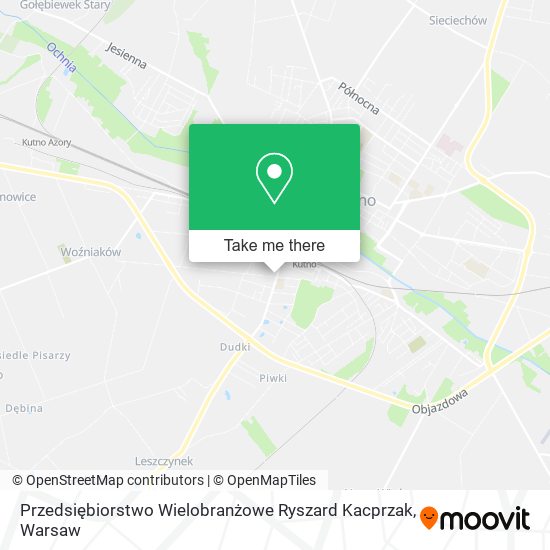 Карта Przedsiębiorstwo Wielobranżowe Ryszard Kacprzak