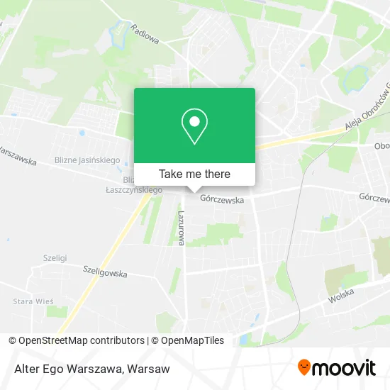Карта Alter Ego Warszawa