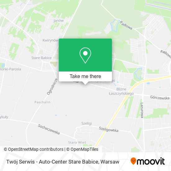 Карта Twój Serwis - Auto-Center Stare Babice