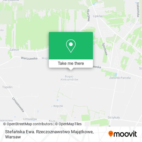 Stefańska Ewa. Rzeczoznawstwo Majątkowe map