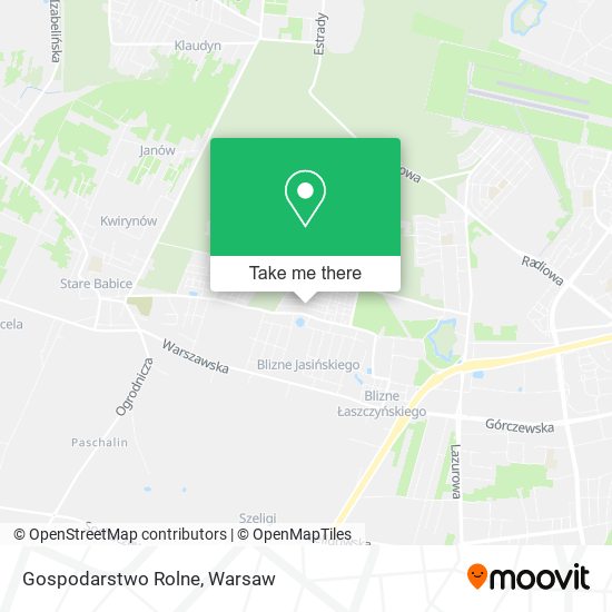 Gospodarstwo Rolne map