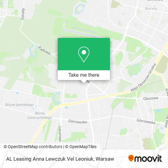 Карта AL Leasing Anna Lewczuk Vel Leoniuk