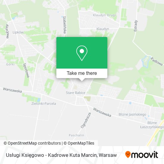 Usługi Księgowo - Kadrowe Kuta Marcin map